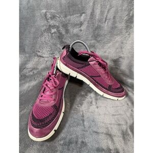ECCO‎ Shoes Womens Size 9 Pink Mesh Lace Up Walking Athletic Sneakers Low Top